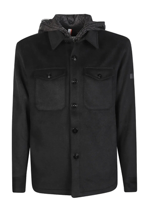 PMDS quilted hooded jacket - Black