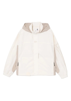 AAPE BY *A BATHING APE® logo-embroidered jacket - Neutrals