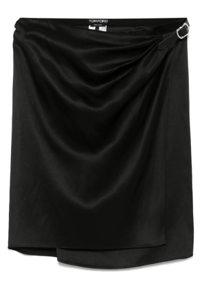 TOM FORD silk mini skirt - Black