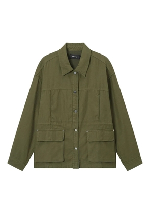 tout a coup double-pocket collared jacket - Green