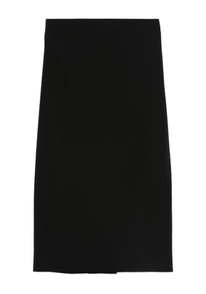 Alberta Ferretti pencil wool-blend skirt - Black