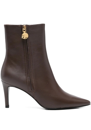 Coccinelle zip-detail boots - Brown