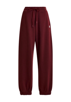 Essentiel Antwerp Istem elasticated-cuff track pants - Red