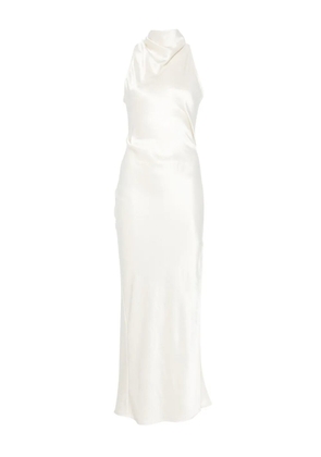 Nanushka high-neck dress - White