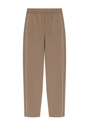 Emporio Armani side-stripe trousers - Neutrals