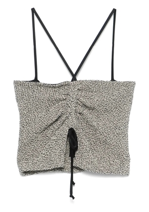 Nanushka Soraia top - Black