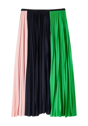 Paul Smith pleated panel midi skirt - Green