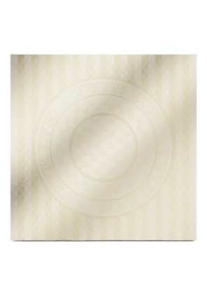 Max Mara logo-detail patterned scarf - Neutrals