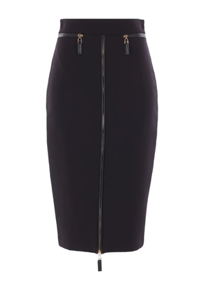 Elisabetta Franchi zip-detail pencil skirt - Black