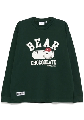 CHOCOOLATE graphic-print T-shirt - Green