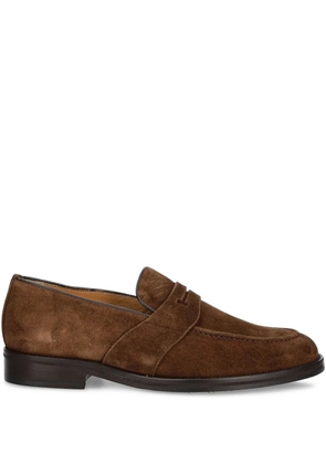 Hackett suede loafers - Brown