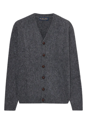 Brooks Brothers Shetland-wool V-neck cardigan - Grey