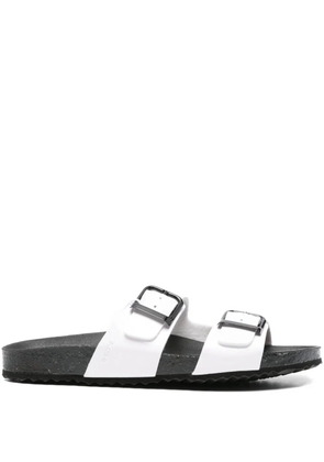 Geox Brionia double-buckle sandals - White