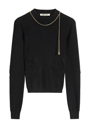 Ports 1961 chain-embellished top - 999-BLACK
