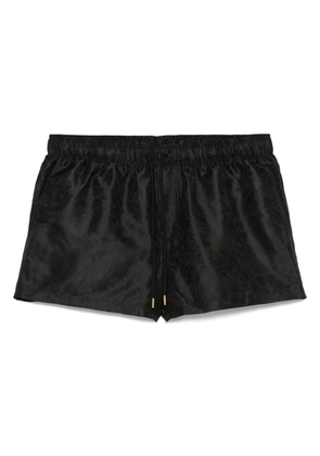 Versace Barroco-jacquard swim shorts - Black