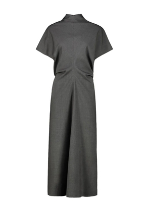 DRHOPE high-neck midi dress - Grey
