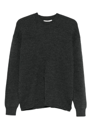 Tibi ribbed-knit jumper - Grey