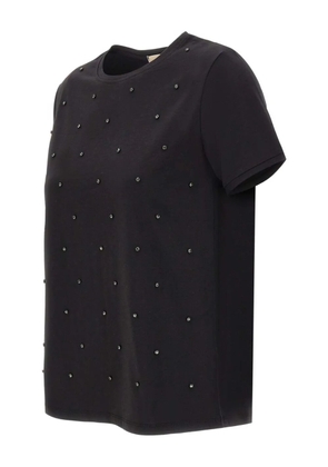 kaos crystal-embellished crew-neck T-shirt - Black