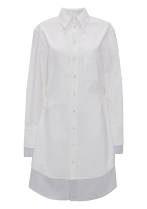 JW Anderson long-sleeve short shirtdress - White