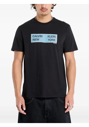 Calvin Klein box-graphic T-shirt - Black