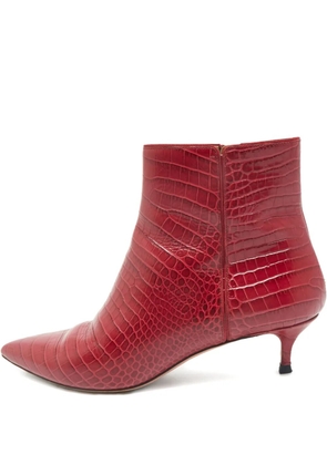 Aquazzura leather boots - Red