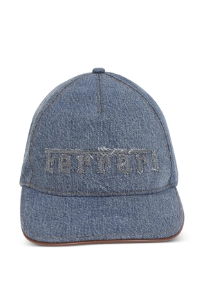 Ferrari denim baseball cap - Blue