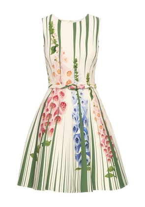 Oscar de la Renta Foxglove belted dress - Neutrals