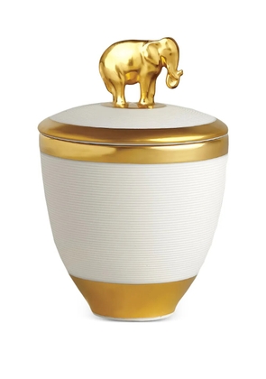 L'Objet animal-motif candle - White