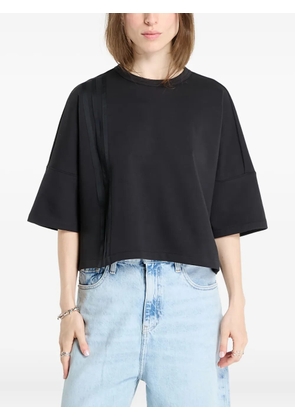adidas off placed stripes T-shirt - Black