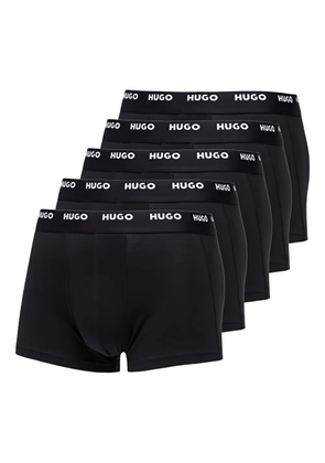 HUGO logo-waistband boxers (pack of five) - Black