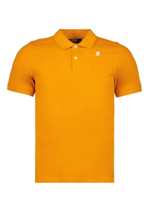 K-Way Vinnie two-button logo polo shirt - Orange