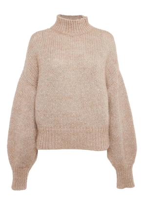 HUGO high-neck sweater - Neutrals