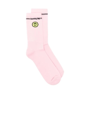 BARROW logo-detail socks - Pink