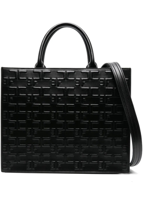 Elisabetta Franchi large Bold monogram tote bag - Black