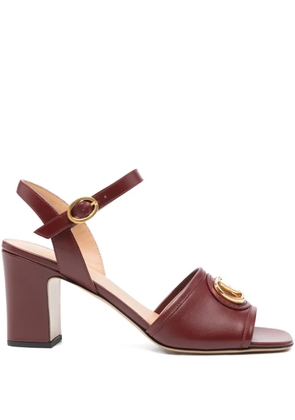 Valentino Garavani VLogo heeled sandals - Red