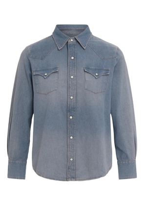 The Great. buttoned denim shirt - Blue