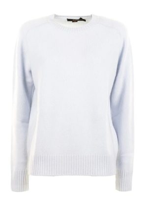 Seventy crew-neck ribbed-hem sweater - Blue
