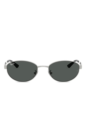 Ray-Ban oval-frame sunglasses - Silver