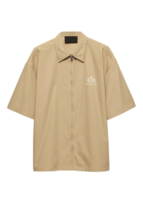 Prada logo-print shirt - Neutrals