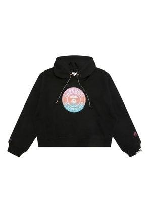 AAPE BY *A BATHING APE® circular-logo cotton hoodie - Black