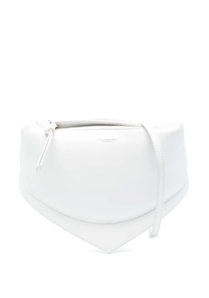 FEDERICO CINA leather tote bag - WHITE