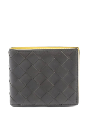 Bottega Veneta Pre-Owned 2000s Intrecciato bi-fold wallet - Grey