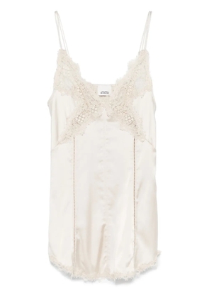 ISABEL MARANT Diandra top - Neutrals