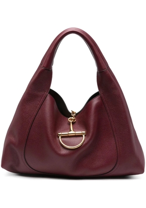 Gucci Softbit leather shoulder bag - Red