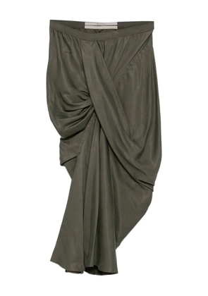 Rick Owens Seb asymmetric skirt - Green