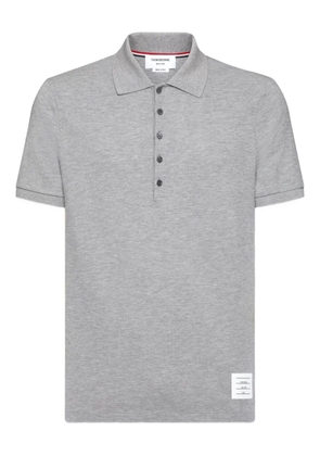 Thom Browne 4-Bar cotton polo shirt - Grey