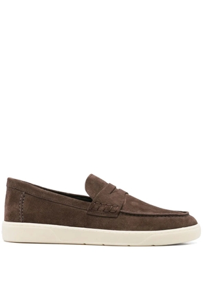 Hogan suede loafers - Brown