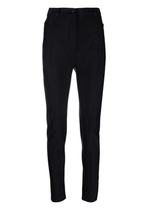 Mugler high-waisted skinny trousers - Black