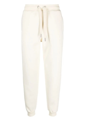 AMI Paris logo-patch drawstring track pants - White