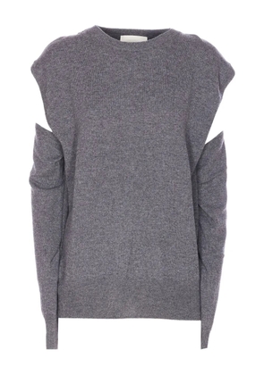 Lisa Yang Othelia cut-out sweater - Grey